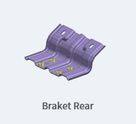 BRACKET REAR